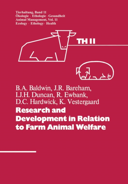 Research and Development in Relation to Farm Animal Welfare, PDF eBook