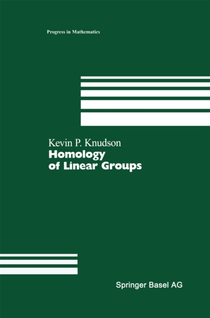 Homology of Linear Groups, PDF eBook