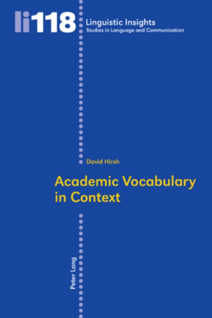 Academic Vocabulary in Context, PDF eBook
