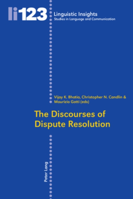Discourses of Dispute Resolution, PDF eBook