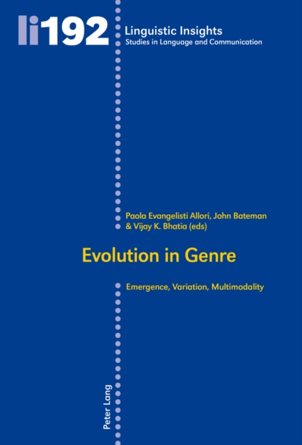 Evolution in Genre : Emergence, Variation, Multimodality, EPUB eBook