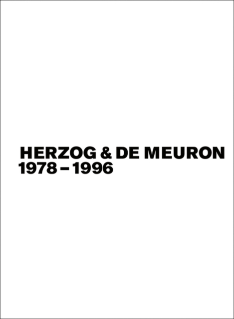 Herzog & de Meuron 1978-1996, Bd./Vol. 1-3, Paperback / softback Book