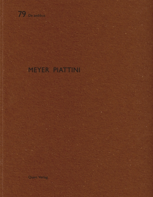 Meyer Piattini : De aedibus 79, Paperback / softback Book