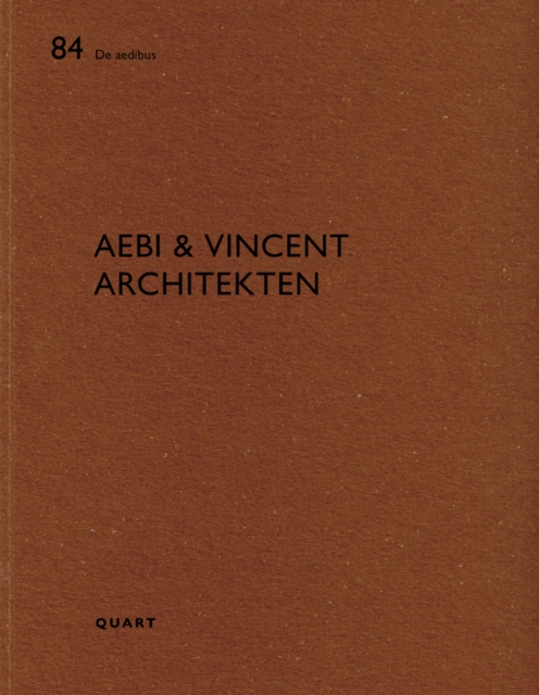 Aebi & Vincent architecten : De aedibus, Paperback / softback Book