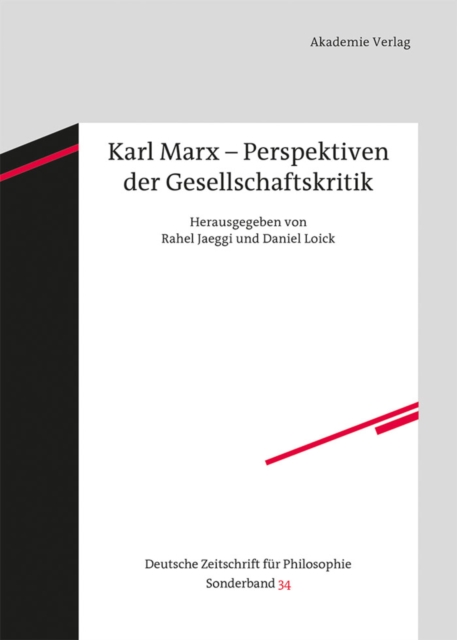 Karl Marx - Perspektiven der Gesellschaftskritik, PDF eBook