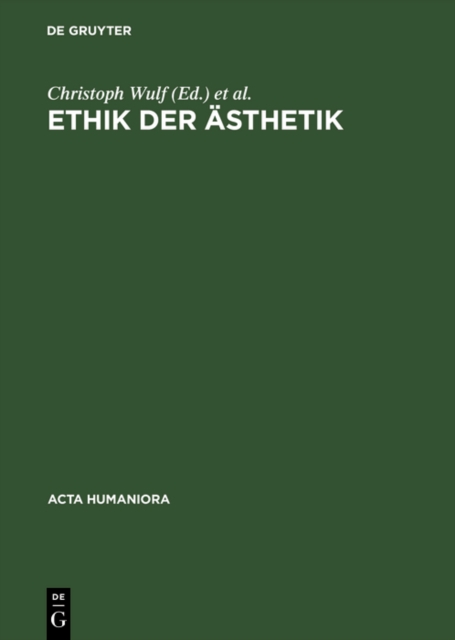 Ethik der Asthetik, PDF eBook