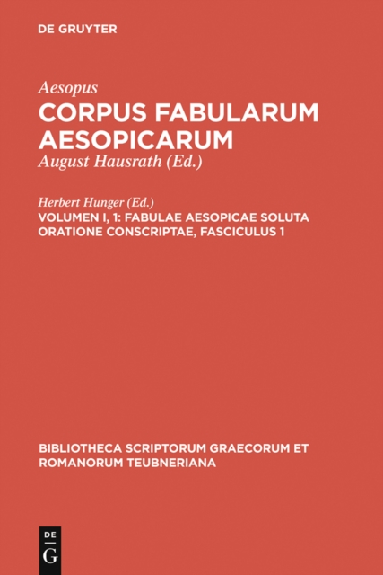 Fabulae Aesopicae soluta oratione conscriptae, PDF eBook