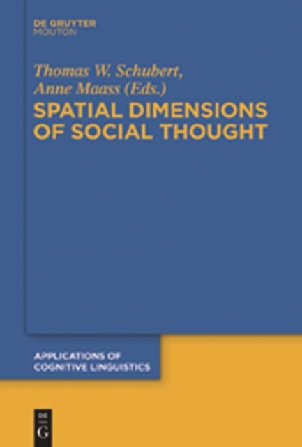 Spatial Dimensions of Social Thought, PDF eBook