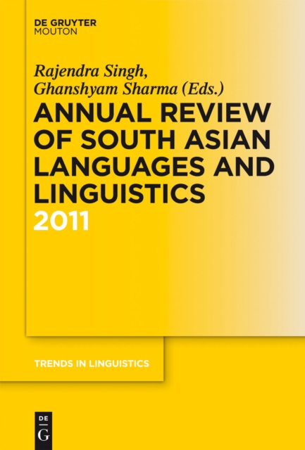Annual Review of South Asian Languages and Linguistics : 2011, PDF eBook