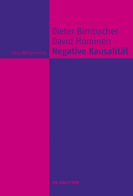 Negative Kausalitat, PDF eBook