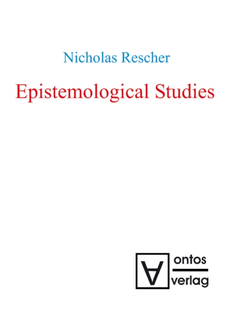 Epistemological Studies, PDF eBook
