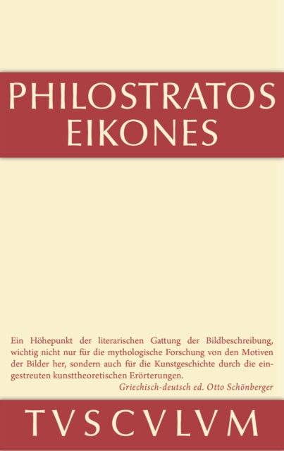 Die Bilder : Griechisch und deutsch. Nach Vorarbeiten von Ernst Kalinka herausgegeben, ubersetzt und erlautert, PDF eBook