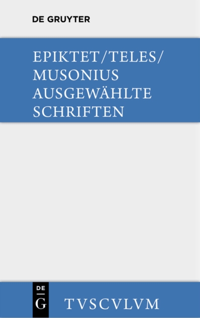 Ausgewahlte Schriften : Griechisch - Deutsch, PDF eBook