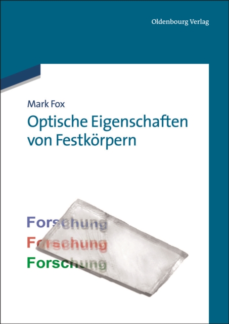 Optische Eigenschaften von Festkorpern, PDF eBook