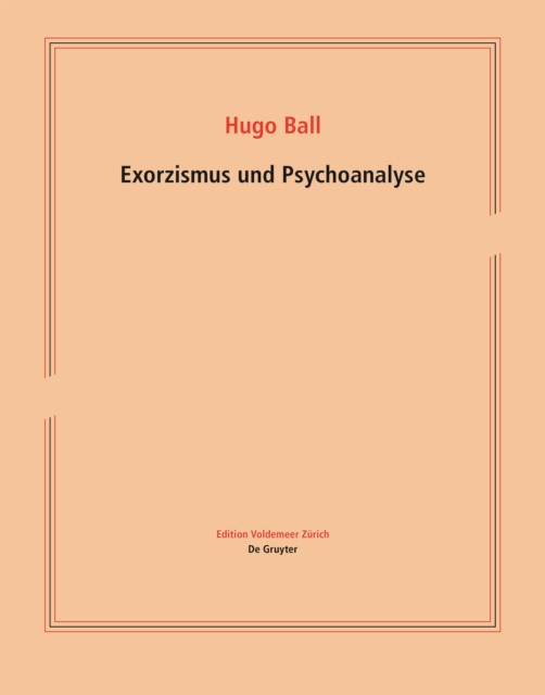 Exorzismus und Psychoanalyse, Hardback Book