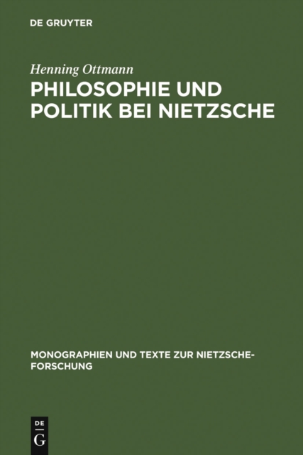 Philosophie und Politik bei Nietzsche, PDF eBook
