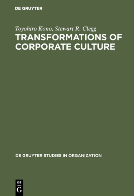 Transformations of Corporate Culture : Experiences of Japanese Enterprises, PDF eBook