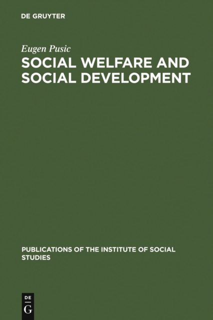 Social Welfare and Social Development, PDF eBook