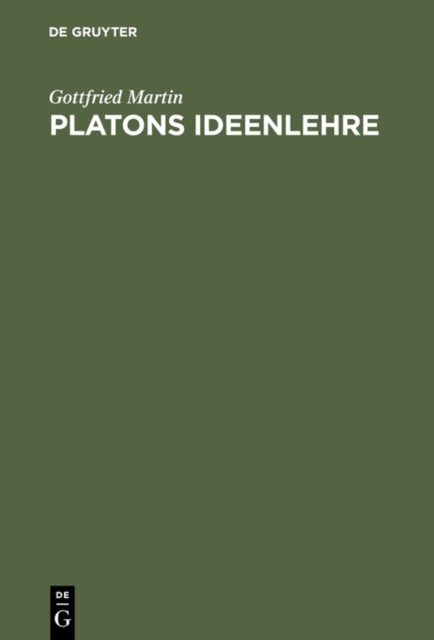 Platons Ideenlehre, PDF eBook