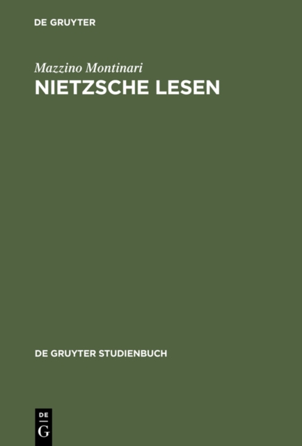 Nietzsche lesen, PDF eBook