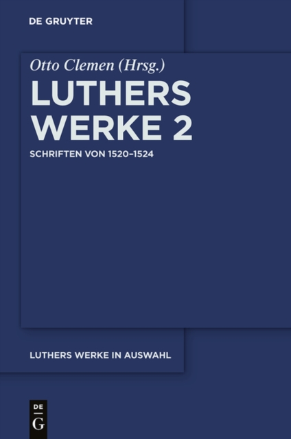 Schriften von 1520-1524, PDF eBook