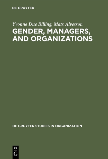 Gender, Managers, and Organizations, PDF eBook