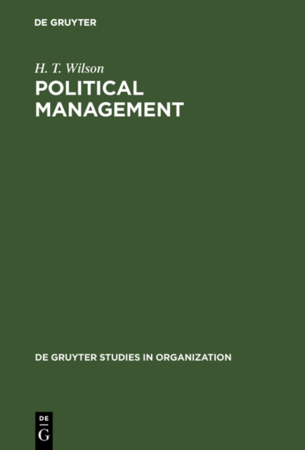 Political Management : Redefining the Public Sphere, PDF eBook