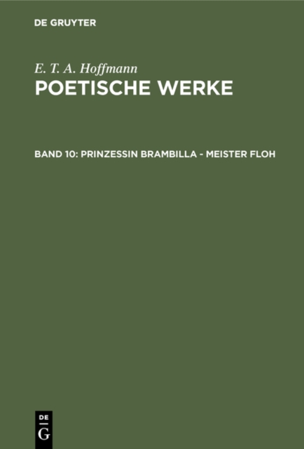 Prinzessin Brambilla - Meister Floh, PDF eBook