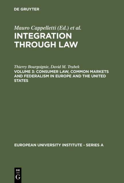 Consumer Law, Common Markets and Federalism in Europe and the United States, PDF eBook