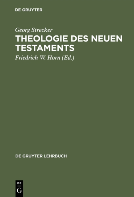 Theologie des Neuen Testaments, PDF eBook