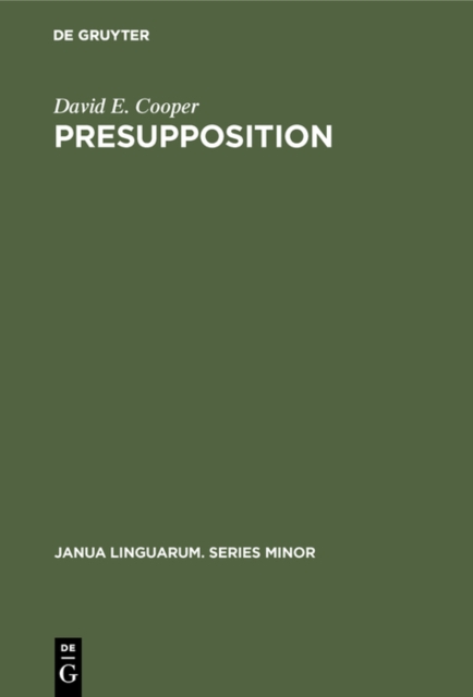 Presupposition, PDF eBook