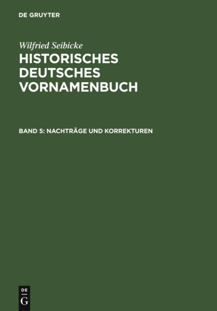 Nachtrage und Korrekturen, PDF eBook