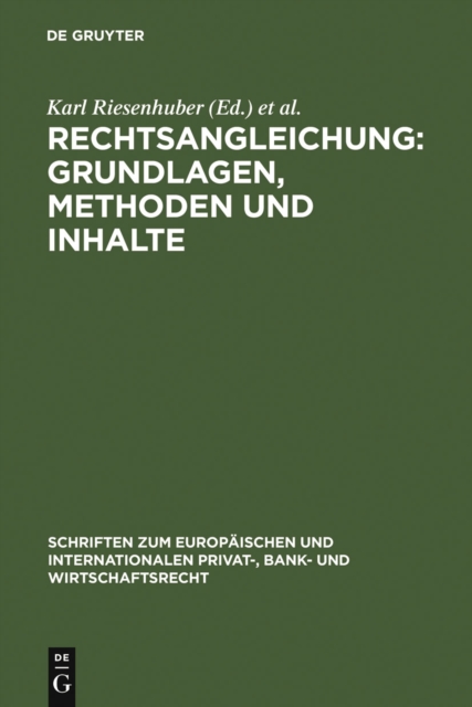 Rechtsangleichung: Grundlagen, Methoden und Inhalte : Deutsch-Japanische Perspektiven, PDF eBook