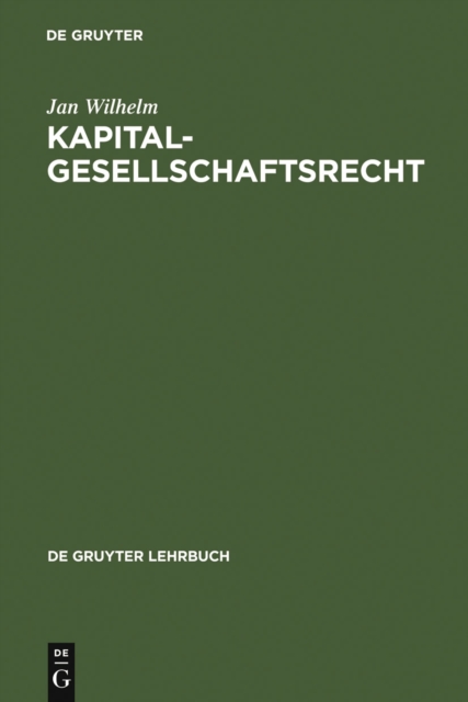 Kapitalgesellschaftsrecht, PDF eBook