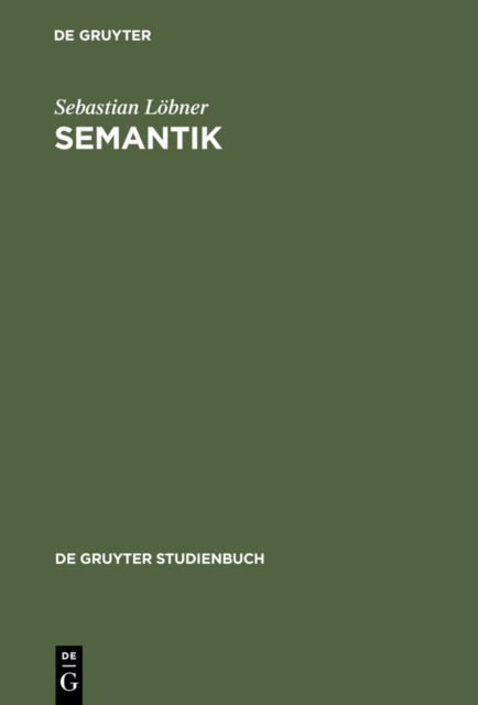 Semantik : Eine Einfuhrung, PDF eBook