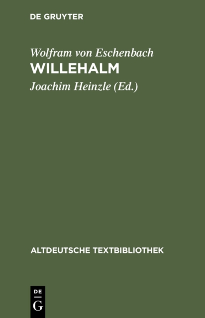 Willehalm : Nach der Handschrift 857 der Stiftsbibliothek St. Gallen, PDF eBook