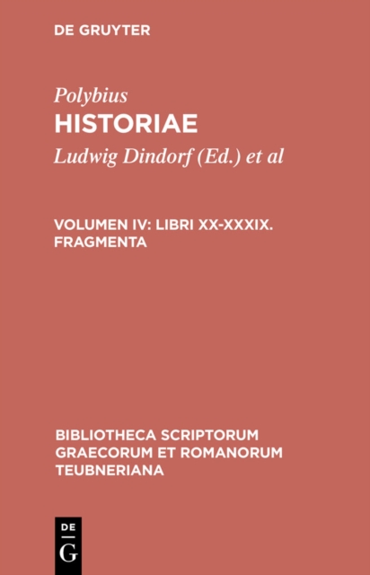Libri XX-XXXIX. Fragmenta, PDF eBook