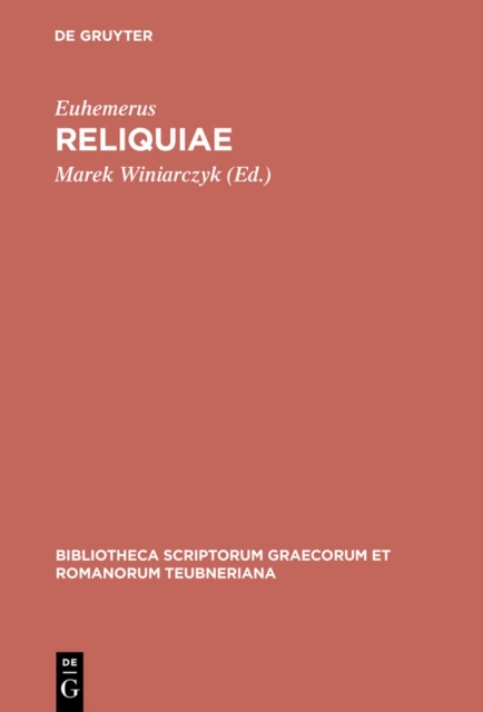 Reliquiae, PDF eBook