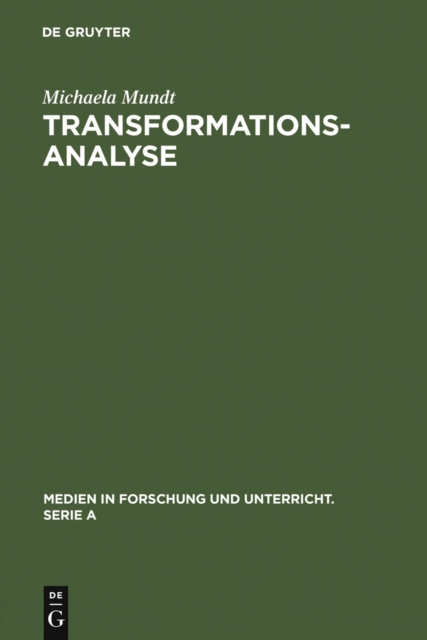 Transformationsanalyse : Methodologische Probleme der Literaturverfilmung, PDF eBook