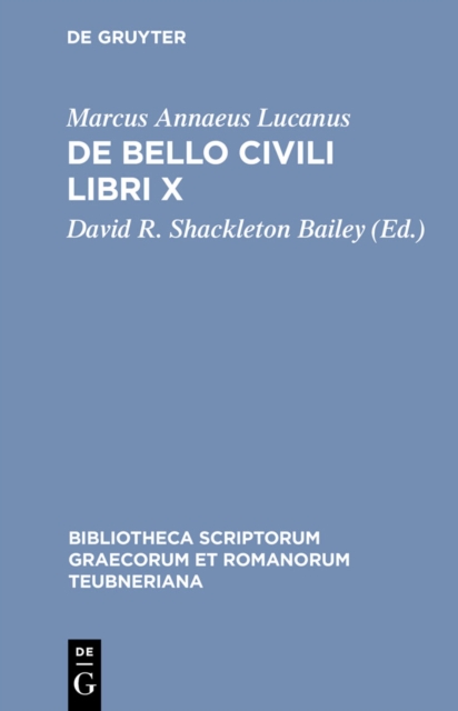 De bello civili libri X, PDF eBook