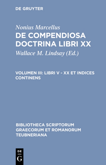 Libri V - XX et indices continens, PDF eBook