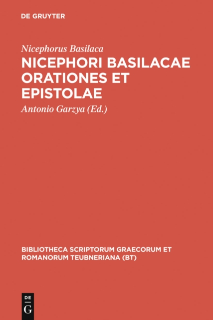 Nicephori Basilacae orationes et epistolae, PDF eBook