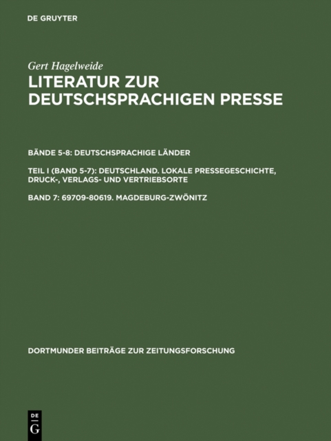 69709-80619. Magdeburg-Zwonitz, PDF eBook