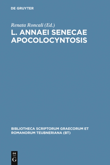 Apocolocyntosis, PDF eBook