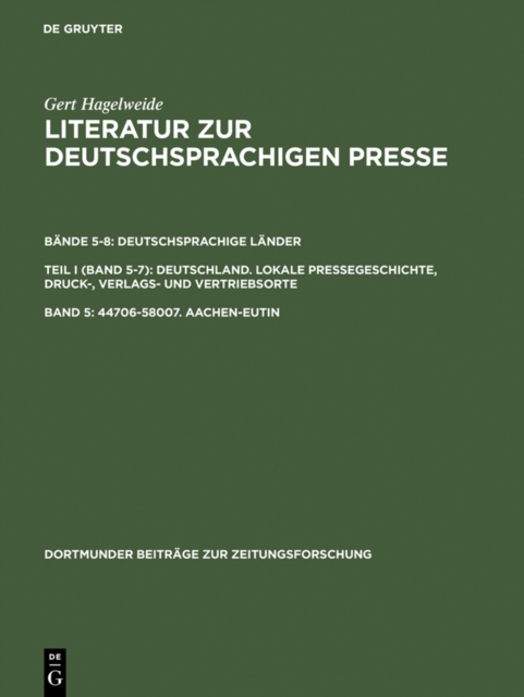 44706-58007. Aachen-Eutin, PDF eBook
