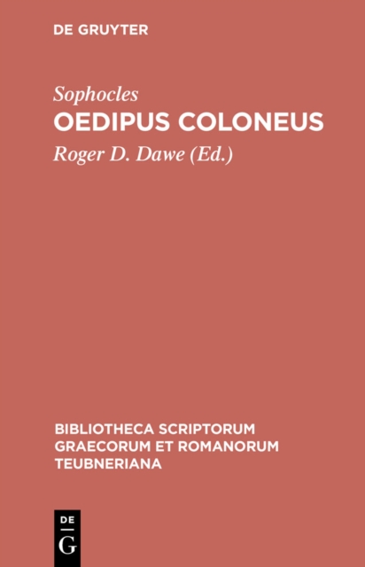 Oedipus Coloneus, PDF eBook