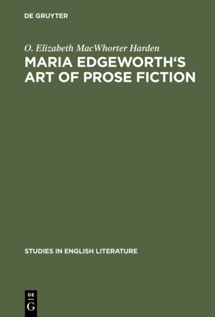 Maria Edgeworth's Art of prose fiction, PDF eBook
