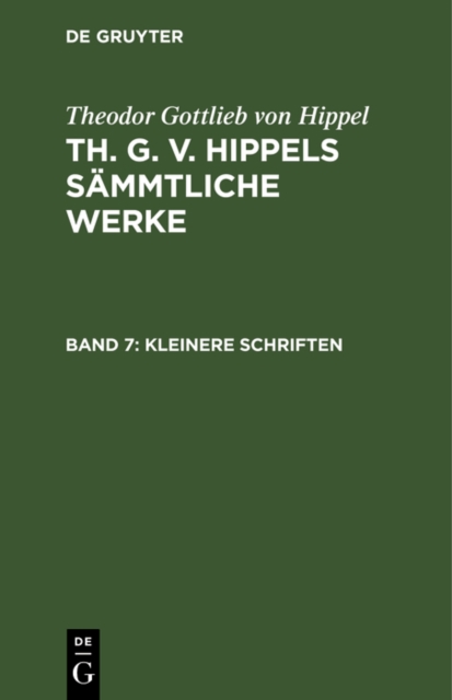 Kleinere Schriften, PDF eBook