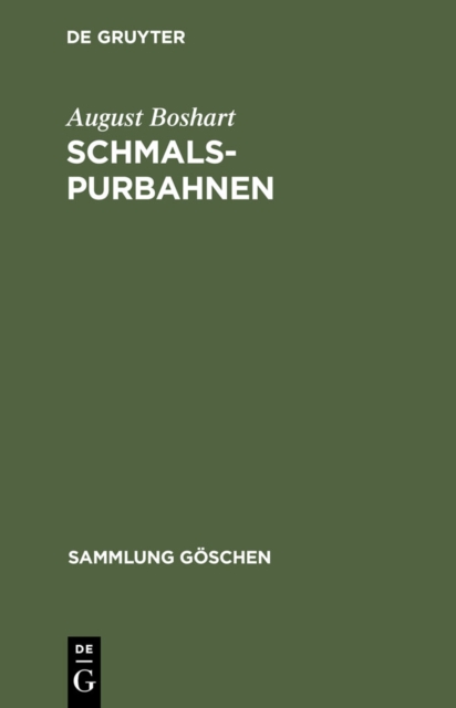 Schmalspurbahnen : (Klein-, Arbeits- und Feldbahnen), PDF eBook