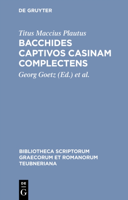 Bacchides captivos casinam complectens, PDF eBook